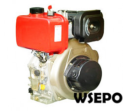 WSE-170F 211cc 4hp Vertical Air Cooled 4-stroke Diesel Engine - Click Image to Close